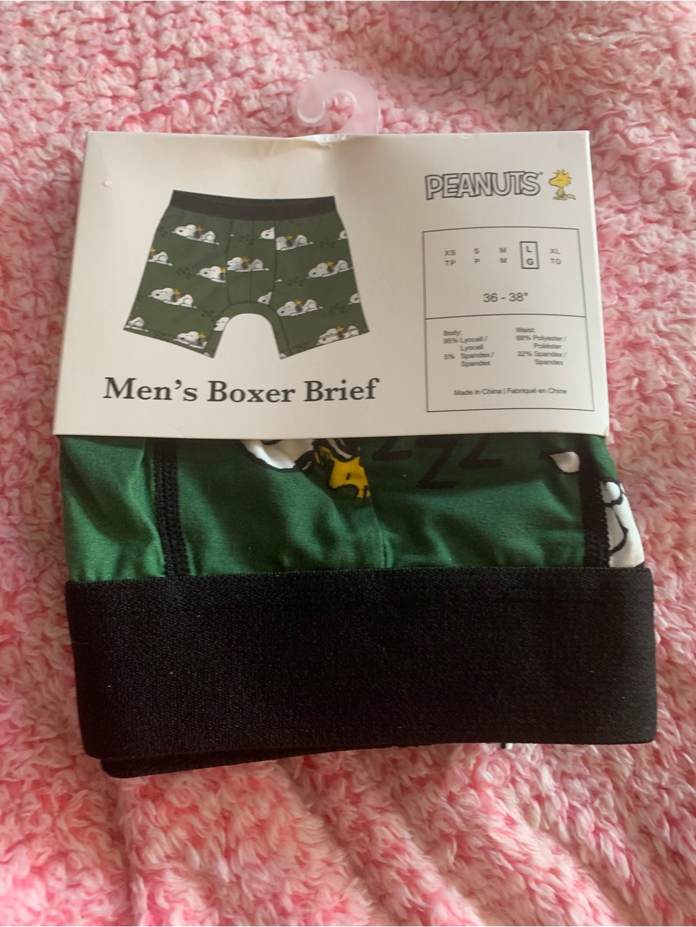 Bioworld Peanuts Men's Boxer Briefs - Green